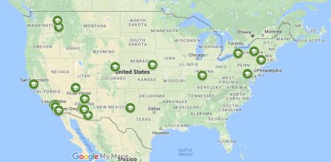 Class of 2017 College Committment Map