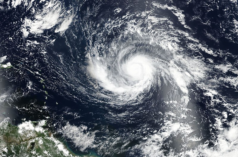 Irma from satellite. 