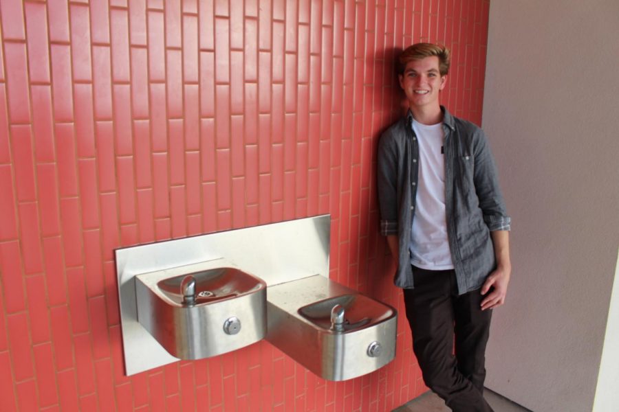 Davis Porath wants to fix the problems of lack luster water fountains for
his Genius Project.
