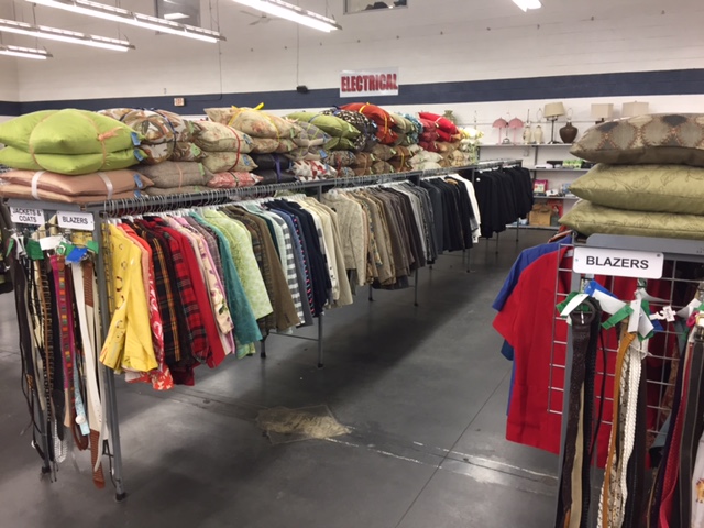 The inside of Escondido’s Valley Thrift.