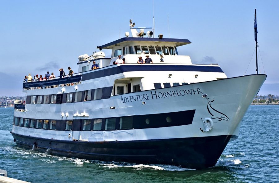 The Hornblower cruising in San Diego. Seniors will be aboard the Hornblower on grad night. 