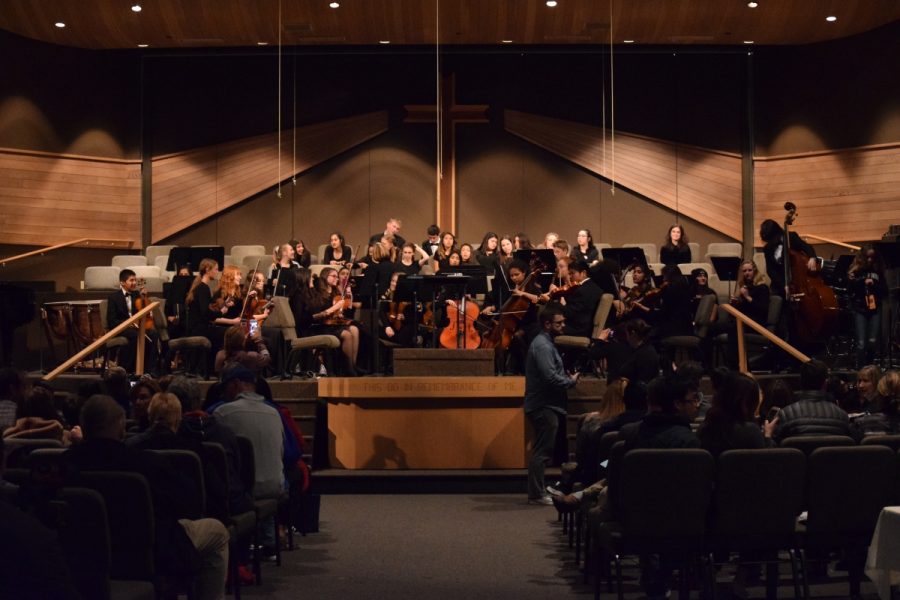 Sage Creek’s orchestra, band, and choir held their Spring Concert at Carlsbad Community Church, last Friday March 2nd. All three music programs are led by music teacher Juliana Quinones.

