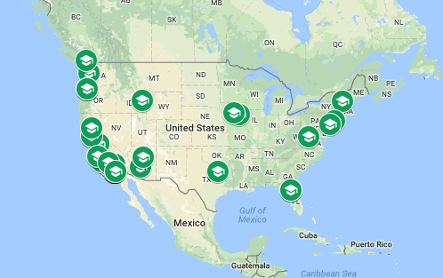Class of 2018 College Commitment Map