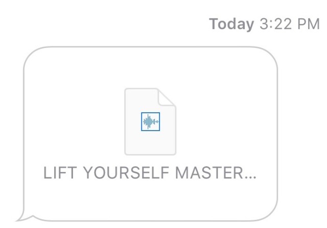 The only picture given to the track “Lift Yourself”, most likely the final draft that was sent to somebody was an mp3 in iMessage from an iPhone.