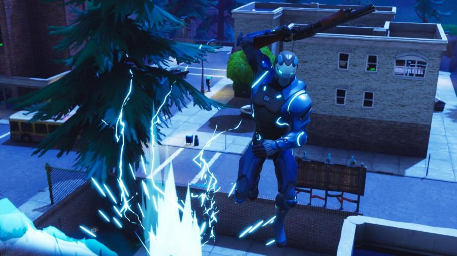 A brave user launches into battle with an overpowered pump shotgun and a fully upgraded BattlePass skin. Every few months Fortnite updates their game with a new season, adding in skins, dances, and updates to the map.