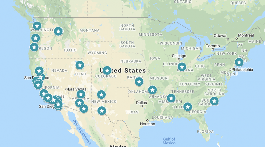 Class of 2020 Commitment Map