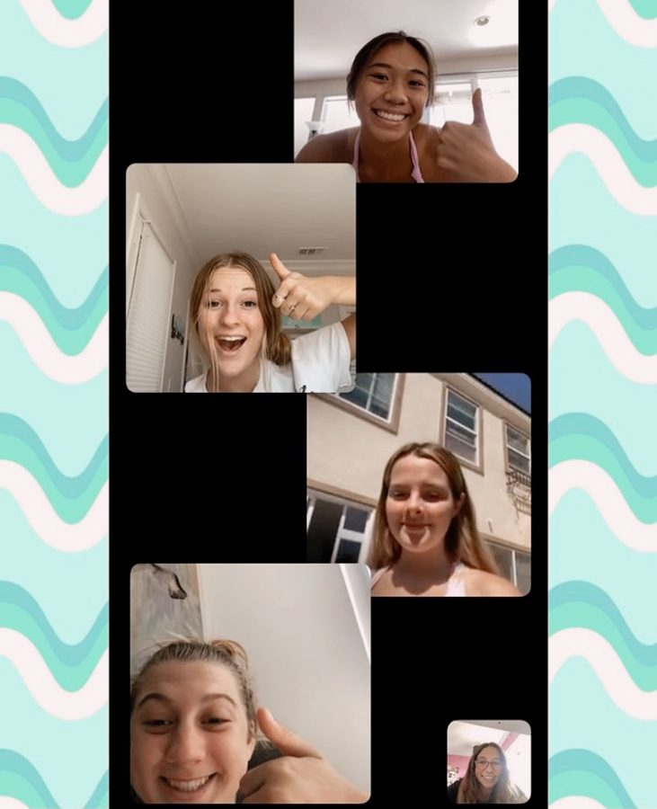 Happy Period club officers meet on Zoom to plan future events for the club. As a result of COVID-19 restrictions, only club officers are able to participate in the distribution events. 