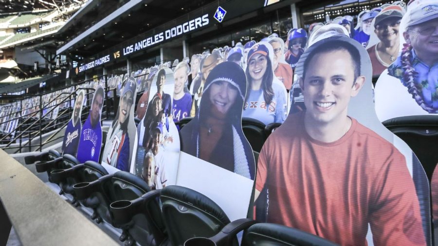 Most MLB stadiums flourished with cardboard cut out pictures of fans throughout the 2020 MLB season. Most teams limited fans one per stadium with select prices depending on the team.

