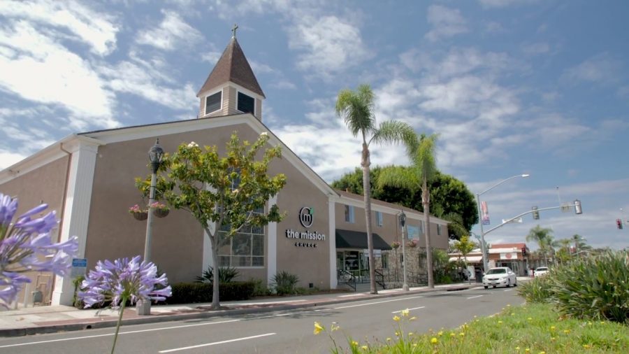  Located in the Carlsbad Village, Carlsbad Mission Church. Service at Mission is now held outside with the fresh air and blue skies. 