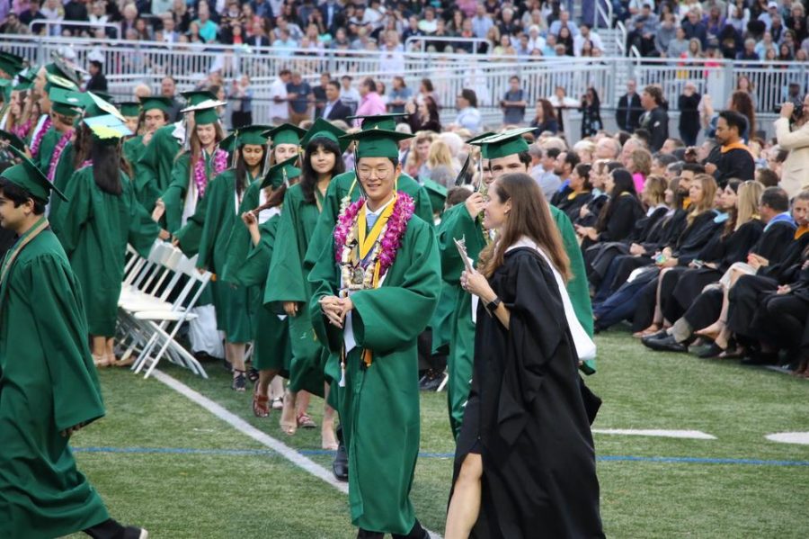 One of Sage Creek’s previous graduation ceremonies. With the different circumstances of this year, it is unknown whether or not the class of 2021 will experience the quintessential graduation, let alone the other three events funded by class council that are highly anticipated.