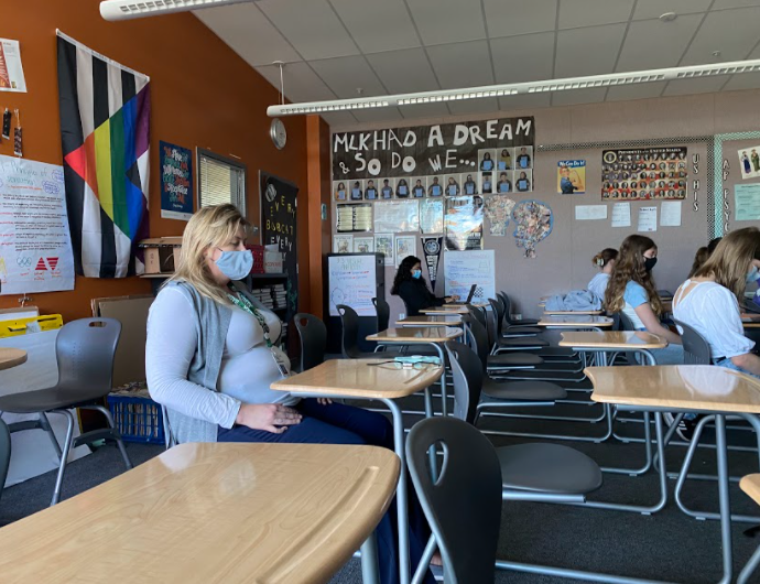 Williams meditates with her students every Monday to reset her mind. Here students were able to restore their focus and concentration which mentally prepared them for their daily schoolwork. 