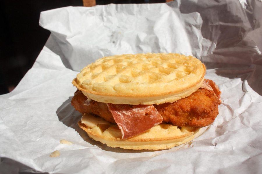 ‘Chicken’ & Waffle Sandwich