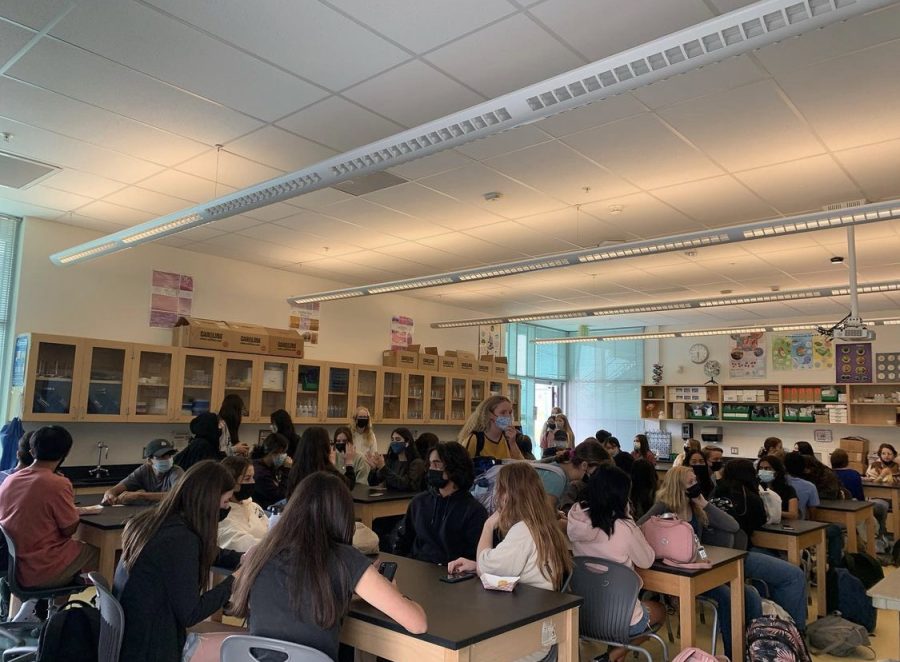 Key Club hosts its first meeting of the 2021-2022 school year. The meeting was packed with eager Key Clubbers ready to start off the year. 