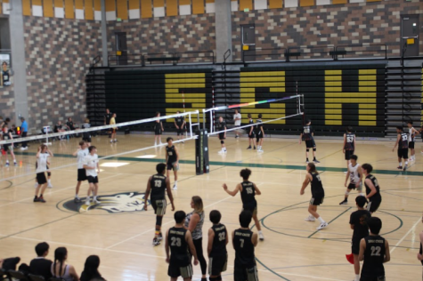 Varsity and Novice A Boys Volleyball Teams On Their Passion