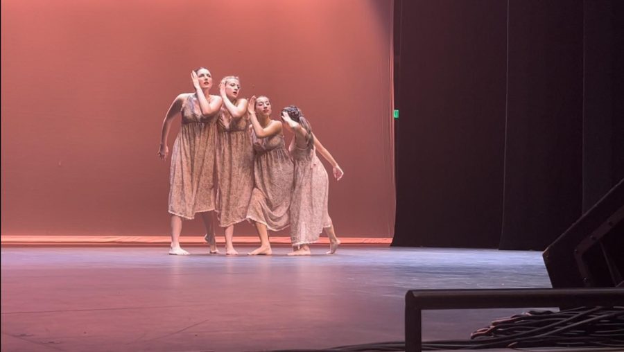 Emme Luong, Natalie Irving, Rachel Plotkin and Sienna Doss dance to “Majorie” by Taylor Swift. This dance was choreographed by Natalie Irving and titled “Backlogged Dreams”.  
