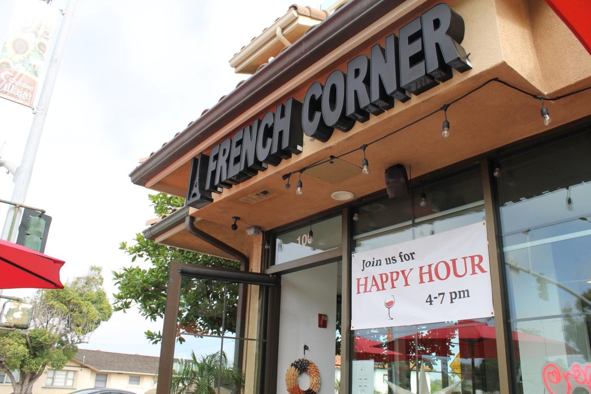 One of the French Corner locations is in the Carlsbad Village. They currently have happy hour going from 4-7 p.m.