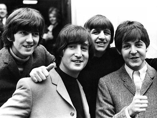 The Beatles formed as a band in Liverpool, England in 1960. They are the best-selling band of all time, raking in over 180 million unit sales over the years.  beatles 4  by  Roger  is licensed under  CC BY 2.0 DEED. 