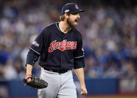 Andrew Miller celebrating