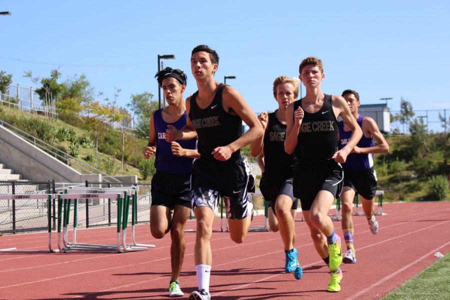 Christian Mitchell, Brad Nelson, Will Maas - Varsity 1600m