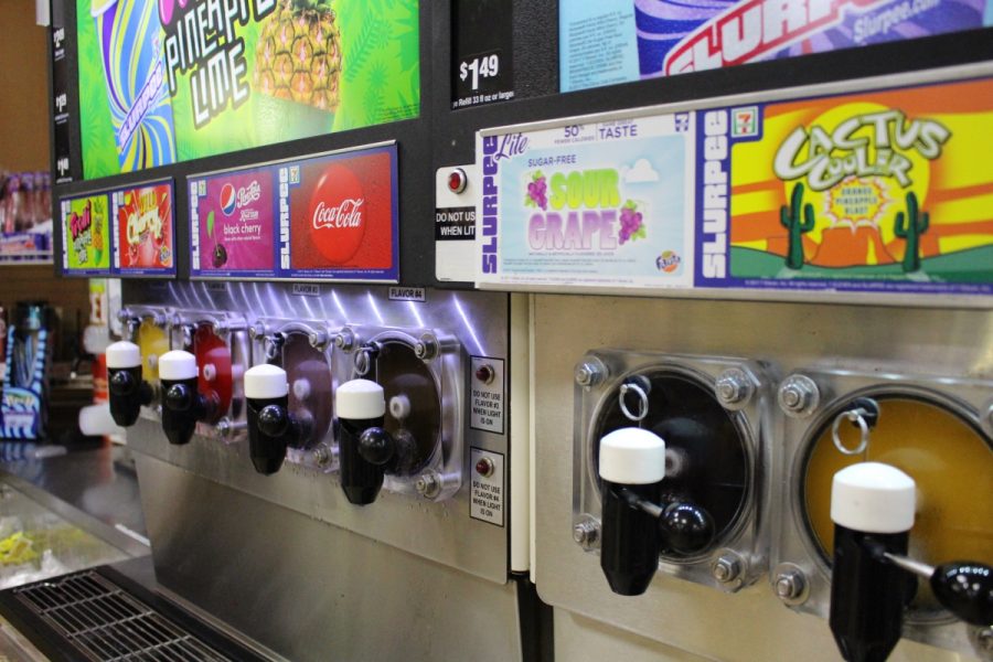 7/11's Slurpee Machine; the promised land for free-range high schoolers in the Californian desert. 