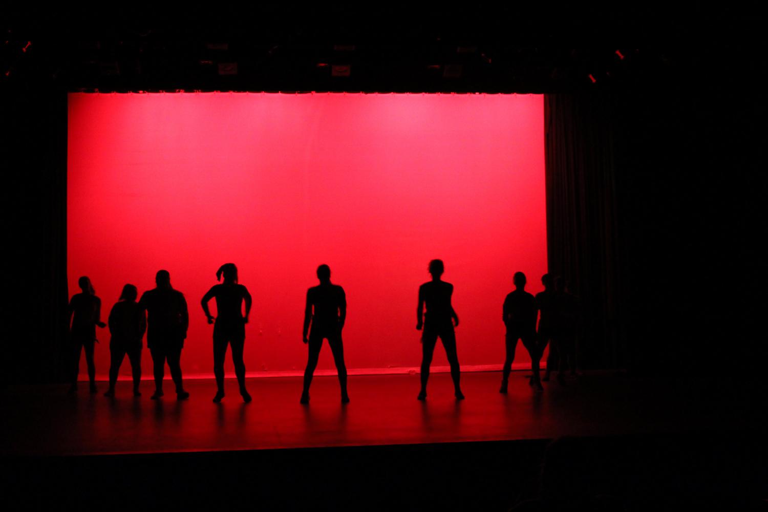 Sage Creek´s Dance Company prepares for one of their first performances.