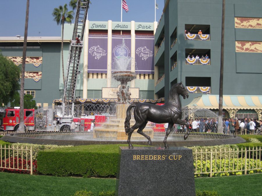 Breeders Cup at Santa Anita Park in 2017.