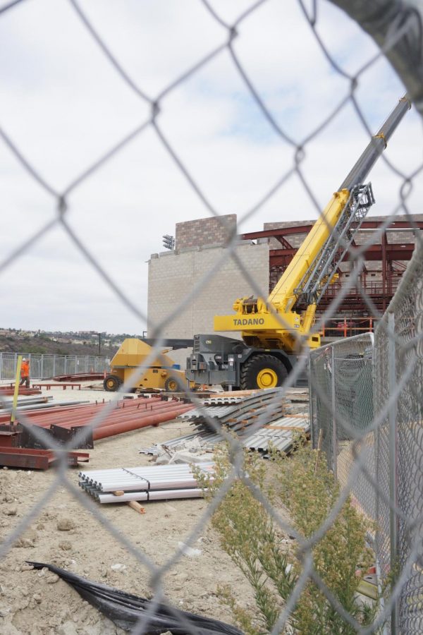 The new performing arts center is scheduled to open in May 2018. 