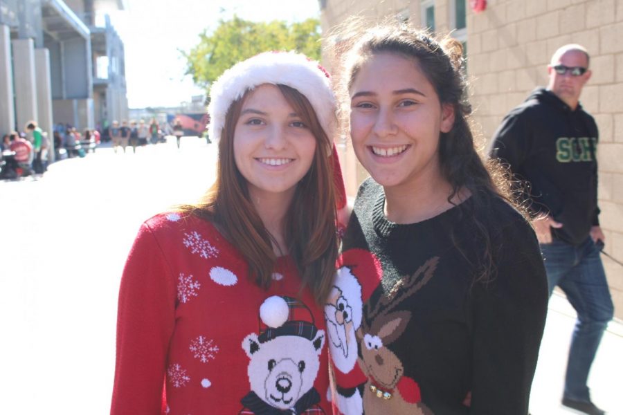 On the last day of school before winter break, students demonstrated their holiday spirit by showing off their ugliest Christmas sweater.
