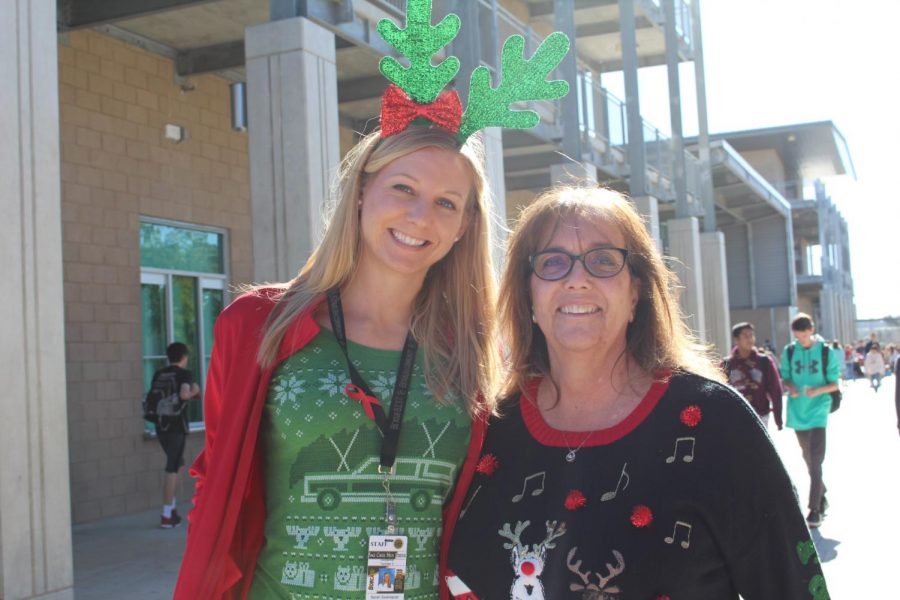 On the last day of school before winter break, students demonstrated their holiday spirit by showing off their ugliest Christmas sweater.
