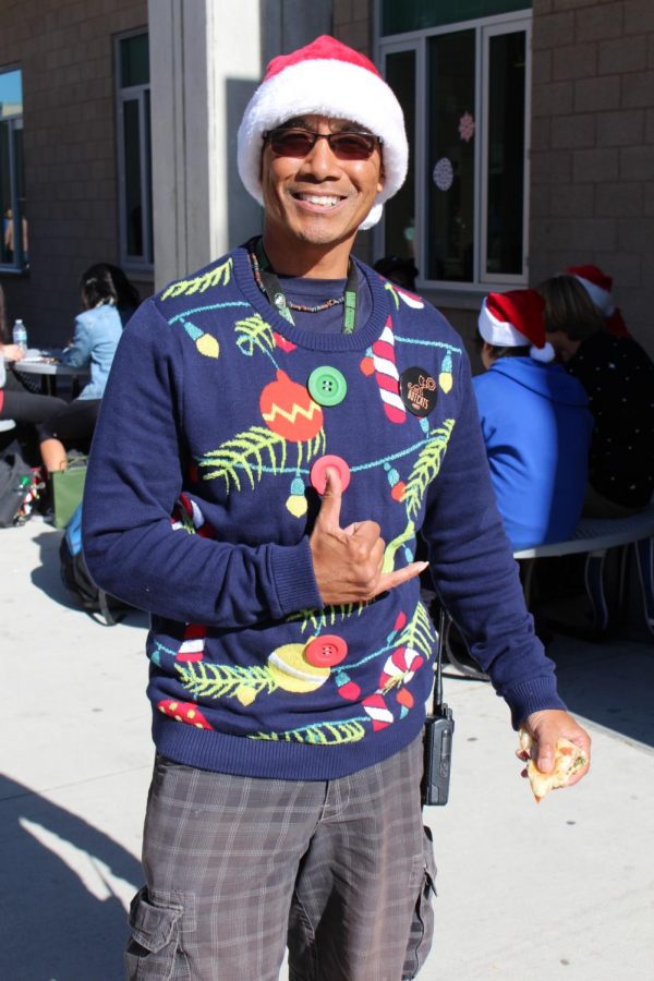 On the last day of school before winter break, students demonstrated their holiday spirit by showing off their ugliest Christmas sweater.
