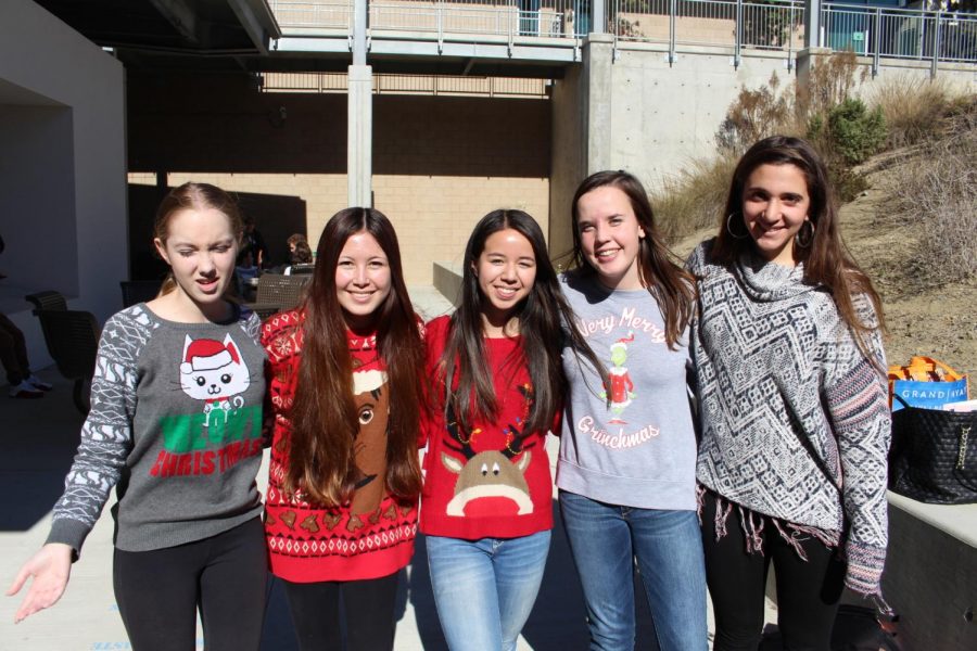 On the last day of school before winter break, students demonstrated their holiday spirit by showing off their ugliest Christmas sweater.
