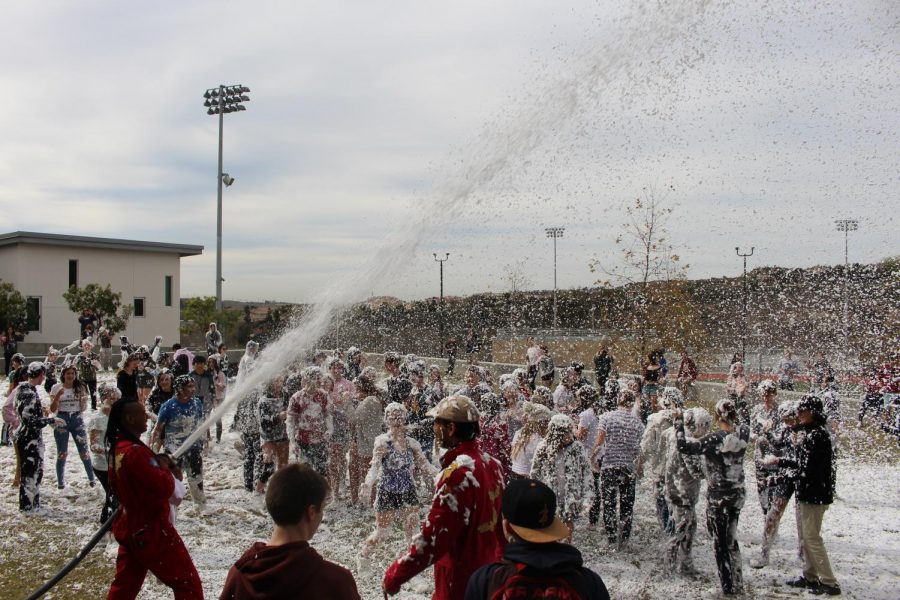 The well known company, Dr. Bronner's, visited Sage Creek High School to give Californians a taste of what a real winter season looks like.