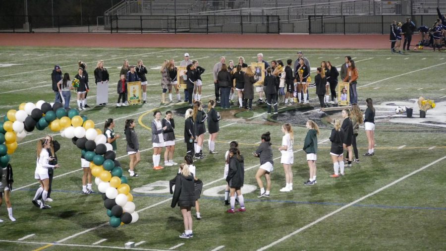 Wednesday was senior night, which said goodbye to the senior varsity players for the year.
