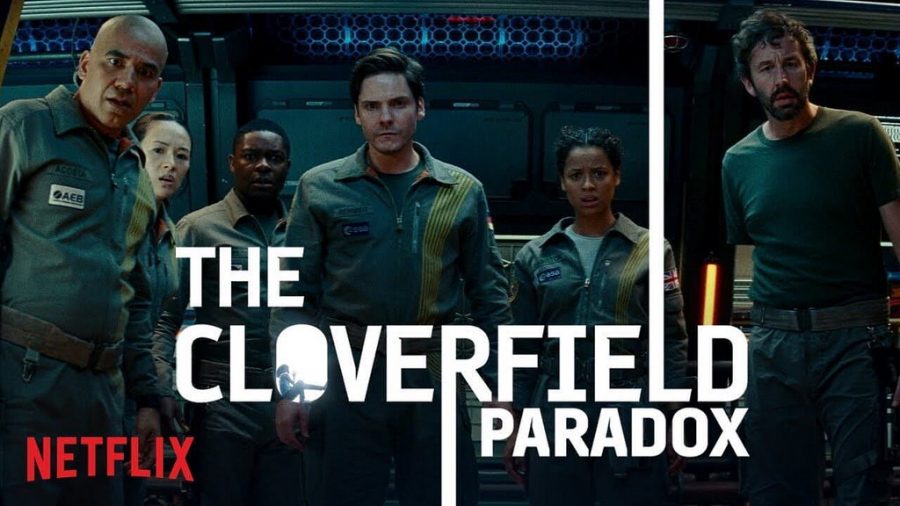 The awfully stereotypical cast of “The Cloverfield Paradox” stares vividly across the 4th Wall into the
viewers, speculating on why they would be watching such a bad movie.
Credit to Flickr