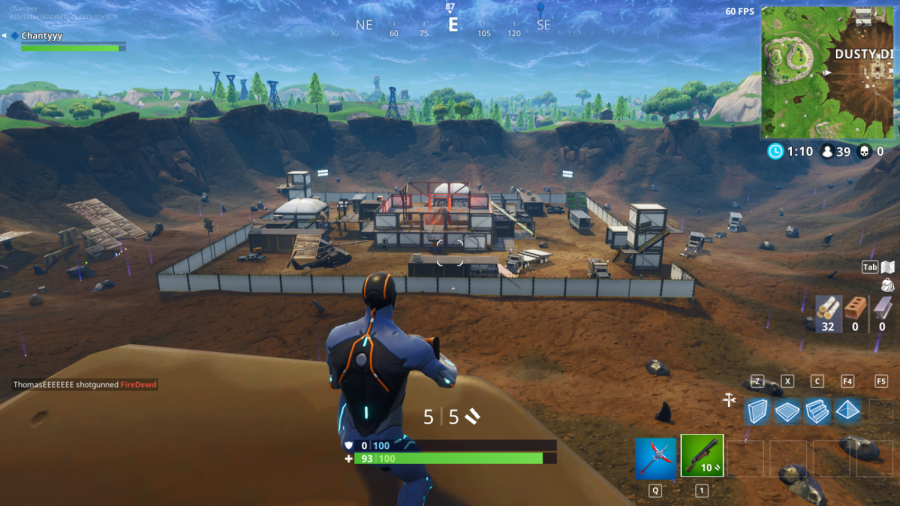 the new location dusty divot now a large crater filled with hop rocks and other loot many fortnite players believed that the comet was coming for tilted - avengers em fortnite