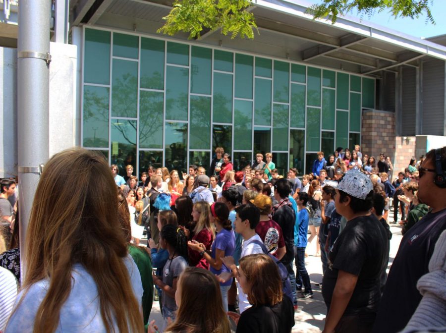 Every senior advisory class took their some of their last steps on the Sage Creek campus whilst departing during the annual senior walk off event. This event is in order to celebrate all of the individuals who are now graduating and moving on their next chapter in life.