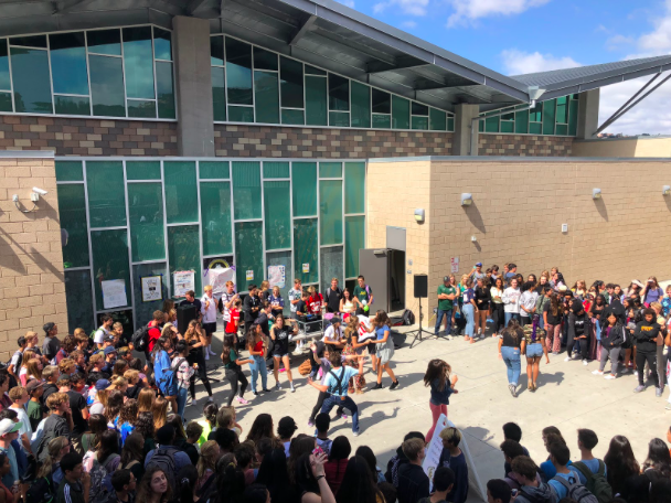 The impromteu Friday dance parties continue! As ASB plays music every Friday during lunch, this is the second week in which Sage Creek students have rallied together creating a dance circle throughout the duration of the lunch period.