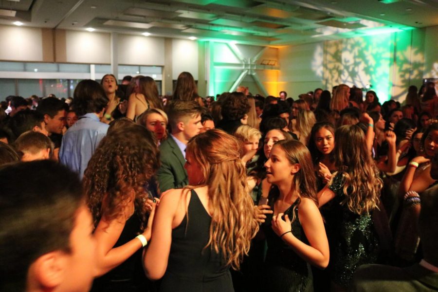 Students completely packed on the dance floor at the "Enchanted Forest," fall formal. Over 500 students in attendance, fall formal was certainly a night to remember.