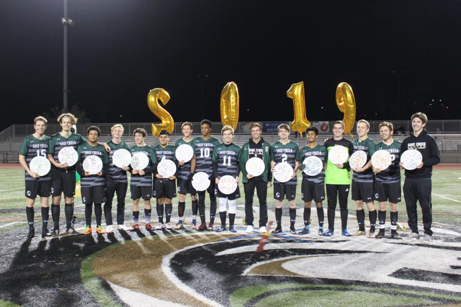 Before their game against High Tech High, the varsity boys soccer team held their senior night to congratulate all the boys for the hard work they have put in throughout this season. 