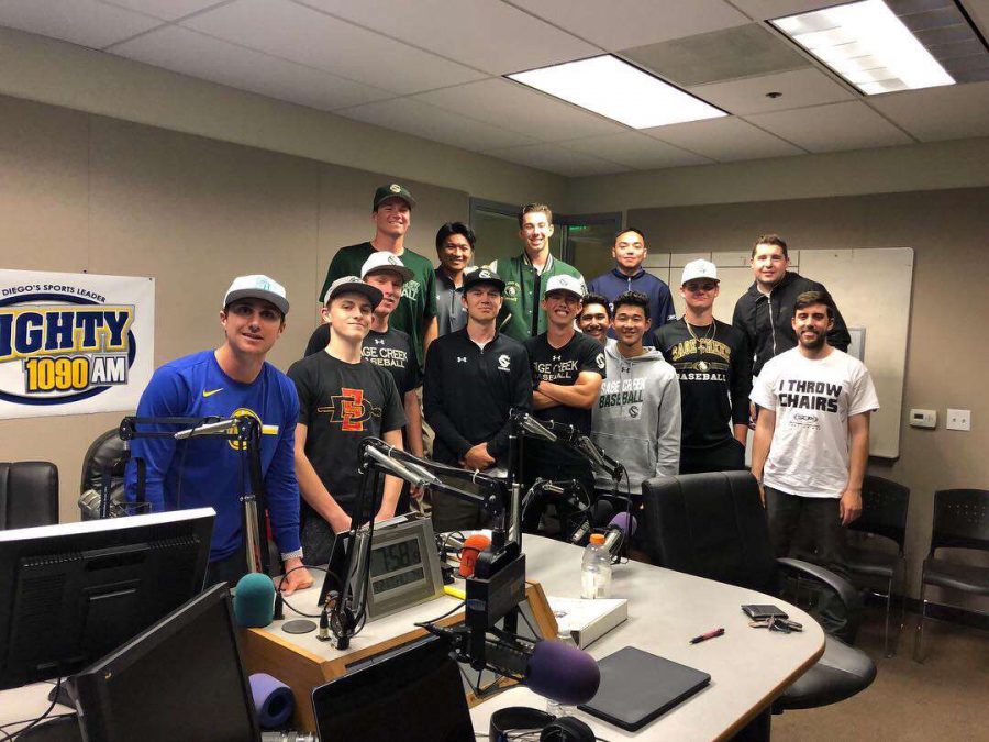 Varsity baseball took a trip to Mighty 1090 radio station to talk about their current season. Senior Garrett Taylor even took this chance to show off his singing voice. 