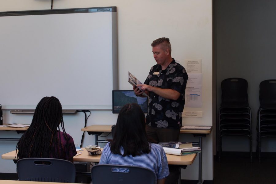 College recruitment from Hawaii Pacific University visits the College and Career Center. On Monday, Sept. 16, HPU spoke to students about the benefits of attending their school and how it differs from other colleges.