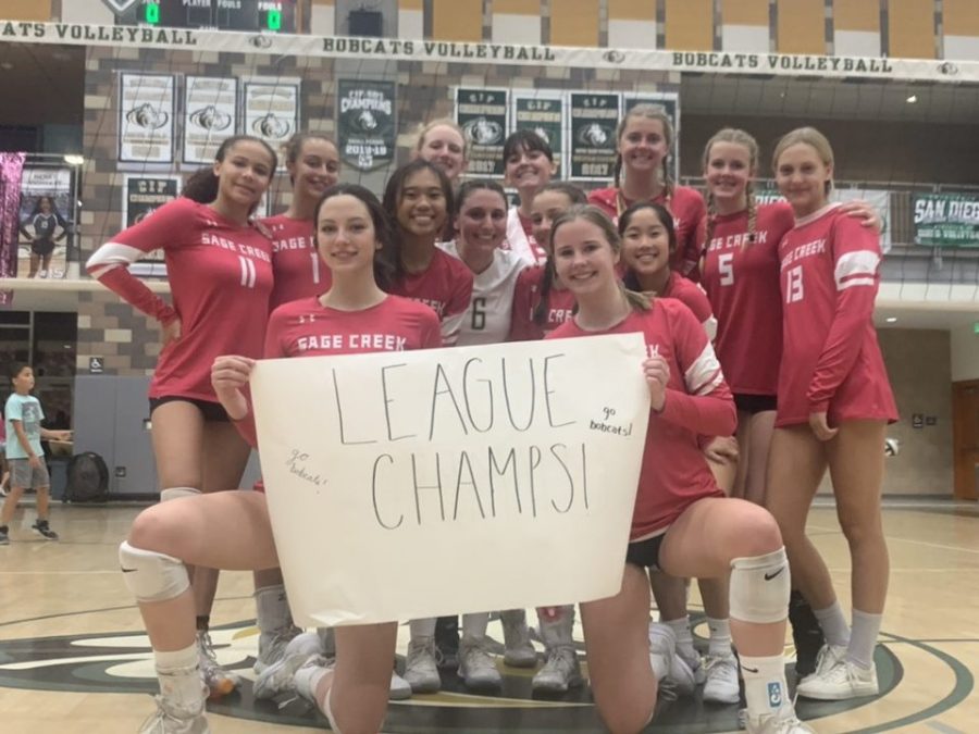 After a 3-1 win against SDA, Girls Volleyball secures their place in winning the League Championship, bringing in another banner in the Bobcat Arena. 