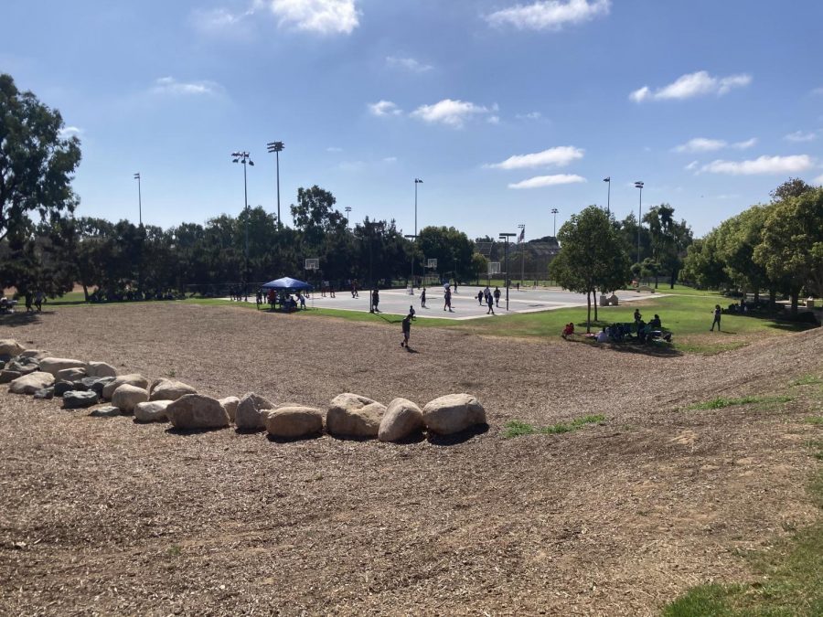 Basketball players are practicing their craft, while wearing masks and maintaining a safe distance. With parks reopening, it gives athletes the opportunity to practice their sport.