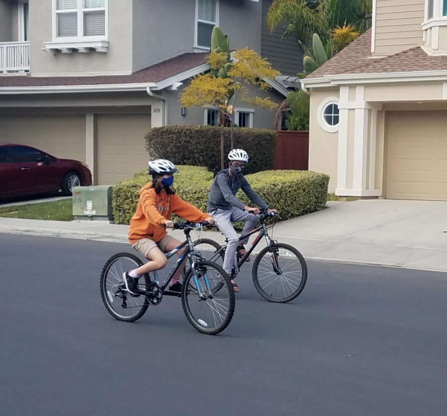 Biking through the neighborhood, Animesh Johnson and his friend are having fun. Connecting with others in quarantine is extremely different, however, Johnson quickly adapted to the difficulties. 