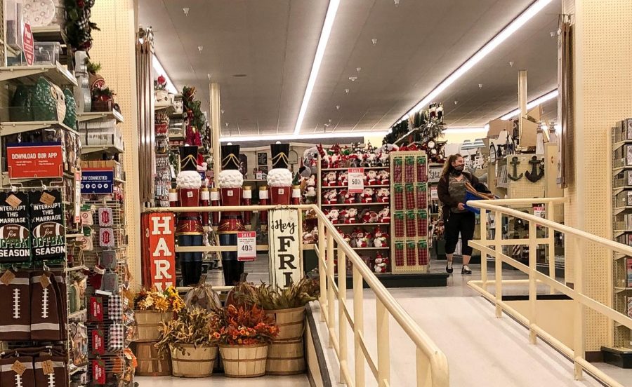 Christmas decorations are invading the seasonal section of Hobby Lobby days before Halloween is even over. Due to COVID-19, most of Halloween’s typical activities have been canceled, causing more people to be eager for Christmas.