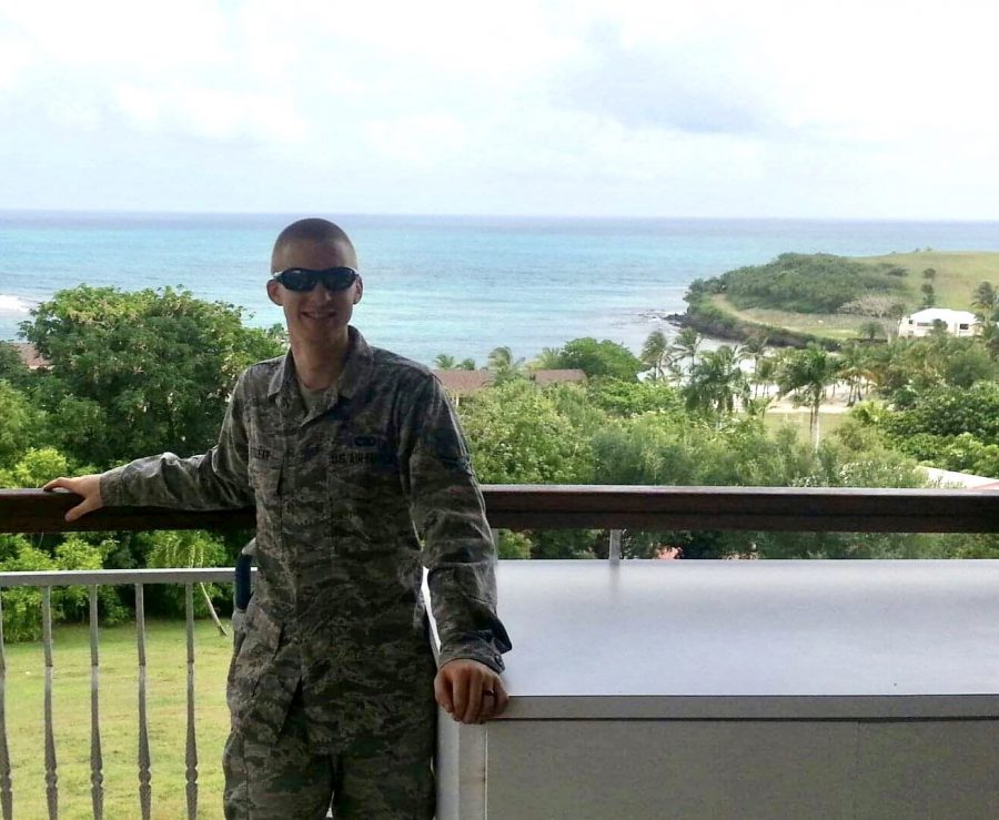 Ryan Clear stands in St. Croix. Clear served for four years from Oct. 18, 2011- Jan. 26, 2015.