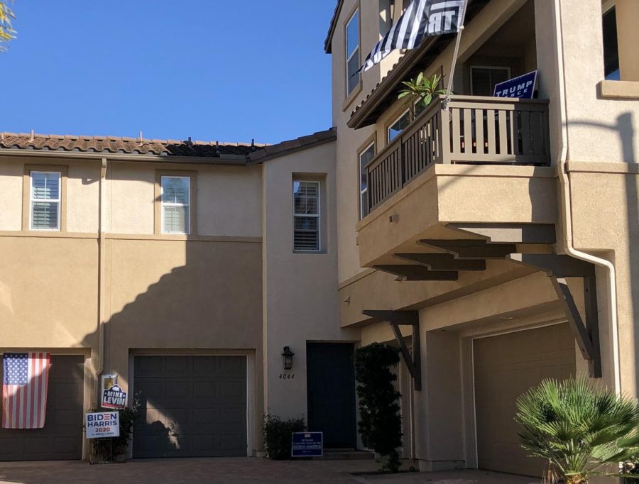 Tensions grow as neighbors are advocating for opposing candidates by putting up campaign posters. With the 2020 presidential election days away, neighbors begin to learn more about each other. 