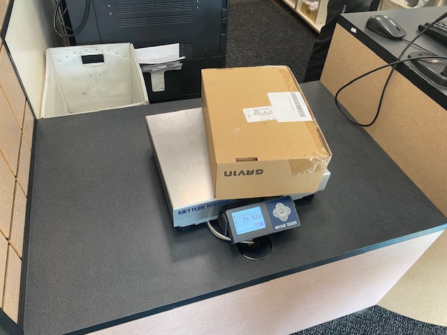 An Amazon purchase getting dropped off at the UPS store in Oceanside, Cali. after the holiday season.  Many people are returning items that they were gifted or bought themselves that they no longer need.  