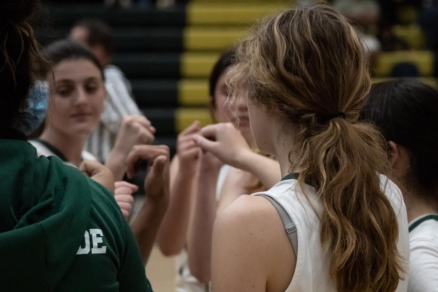 JV Girls Basketball in their Final Game of the Season