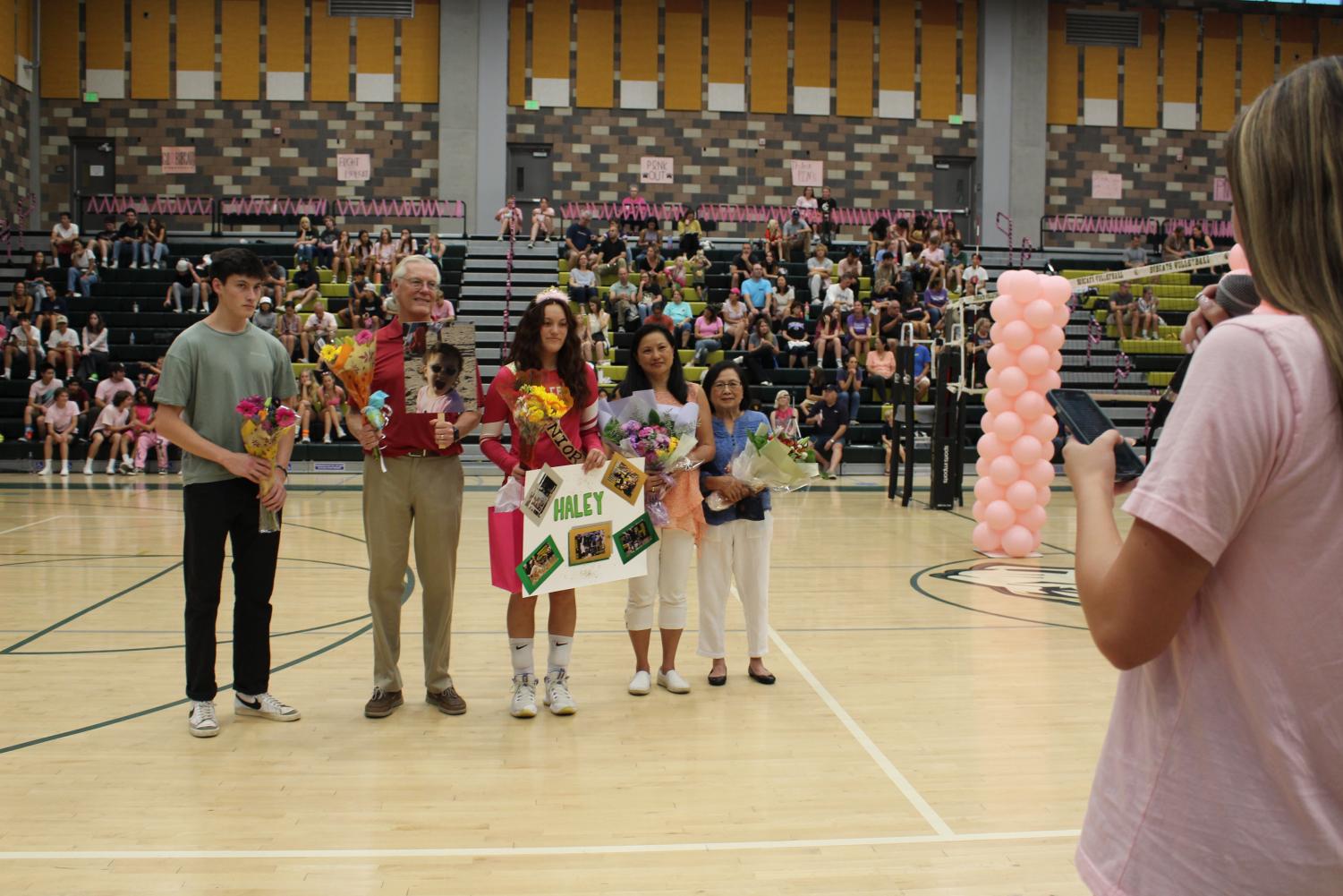 Girls Volleyball Celebrates Seniors Night